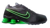 Nike Shox Turbo V Preto e Verde Limão